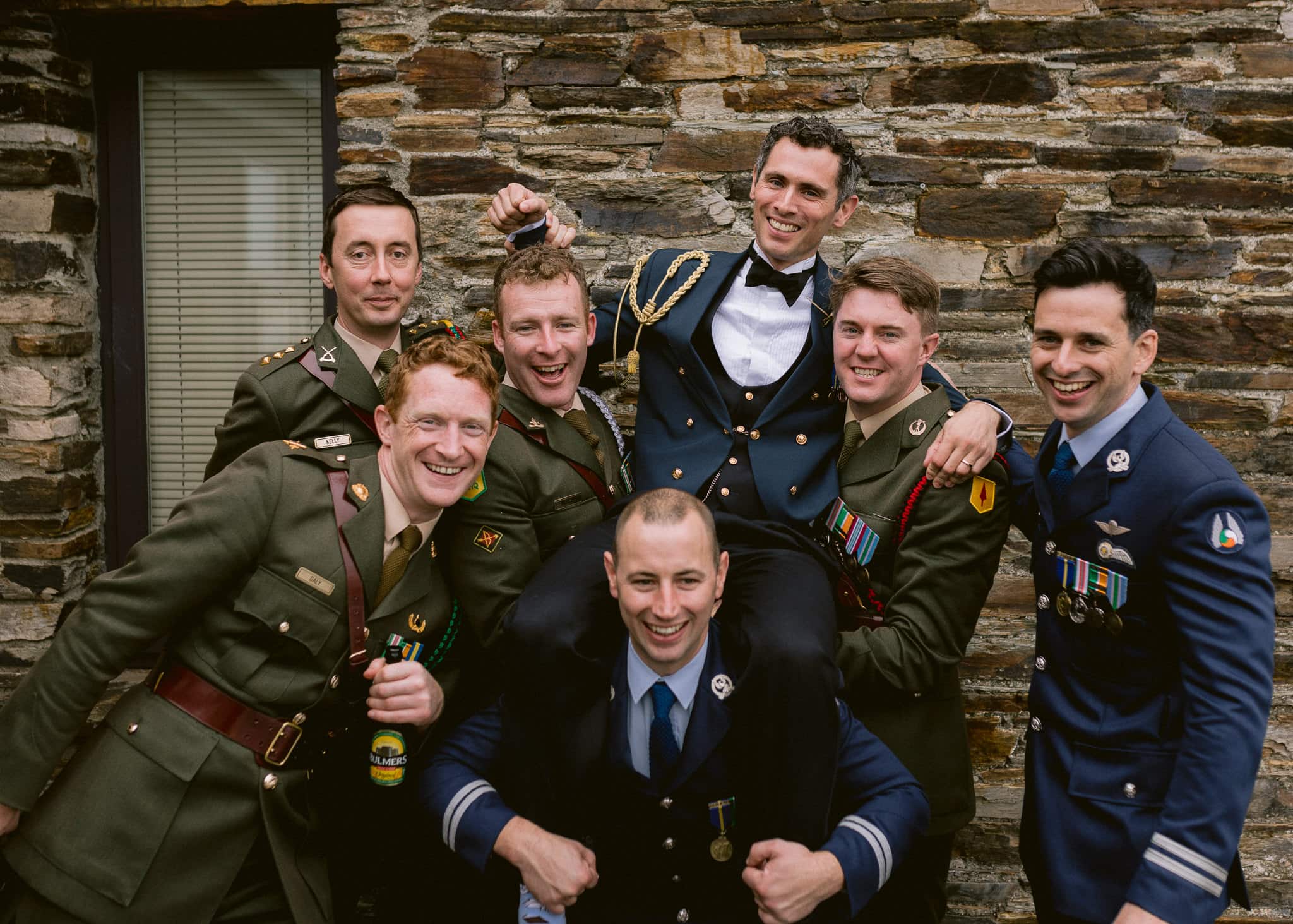 Irish-Army-forces-wedding